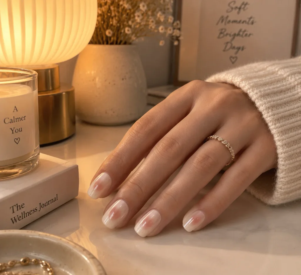 Ivory Aura Nails