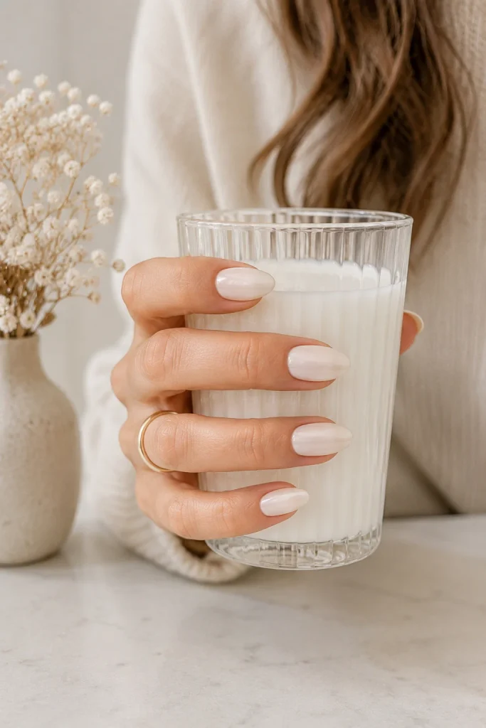 Ivory Milky Nails