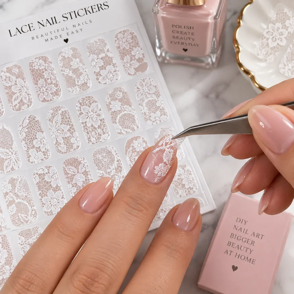  Lace Nail Stickers