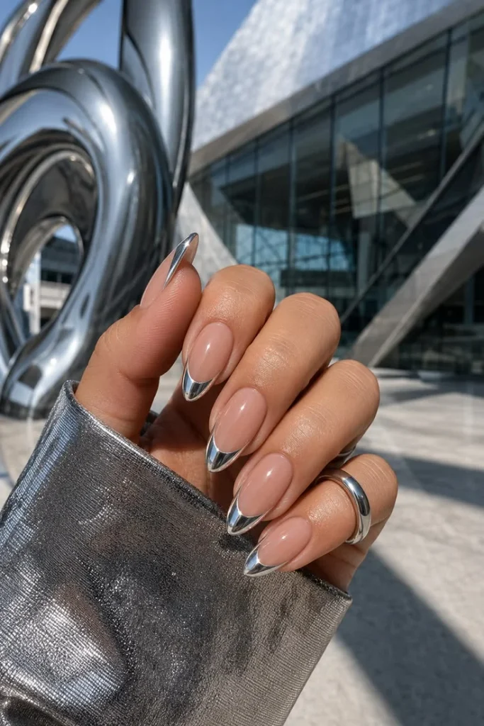 Metallic French Tip