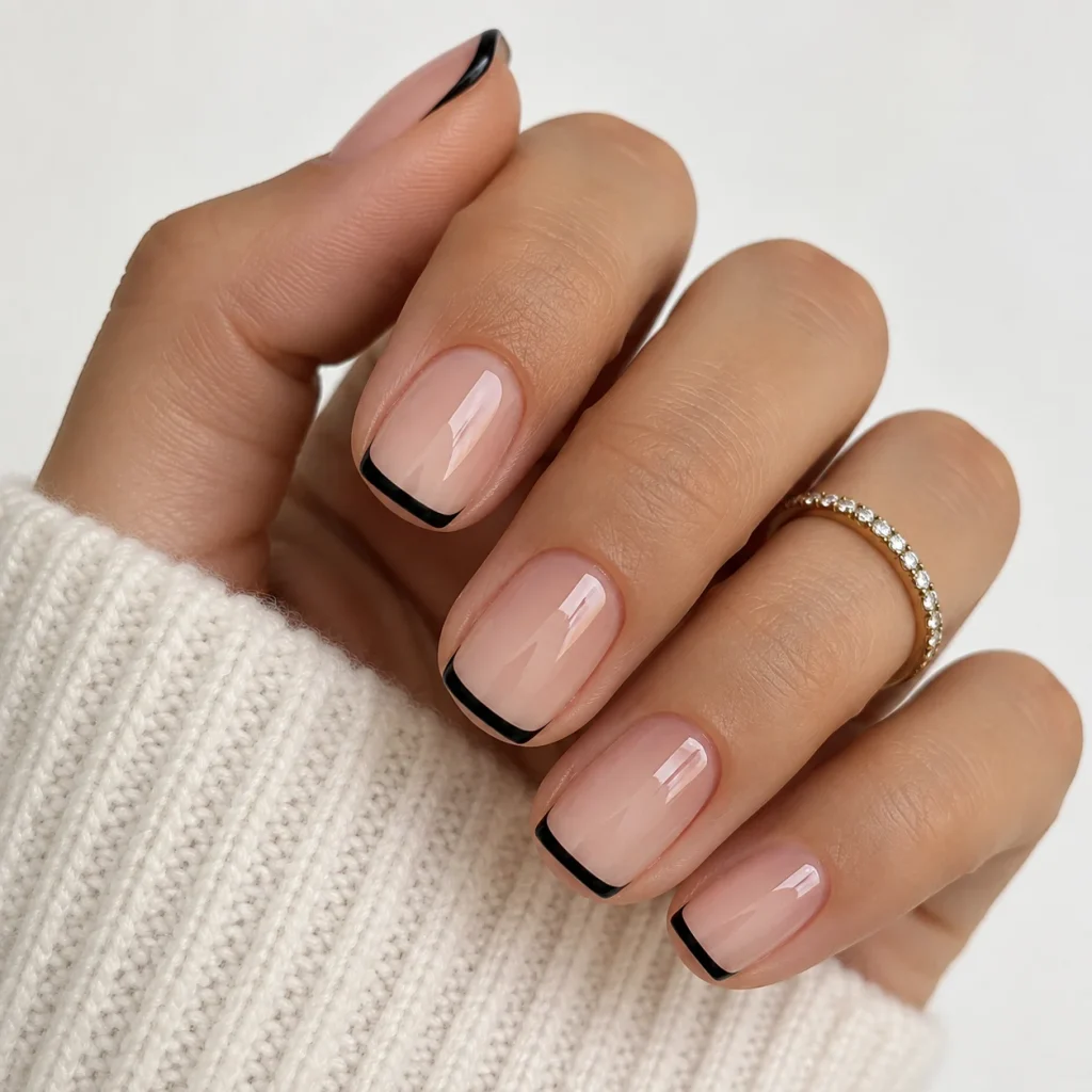 Micro French Gel Manicure