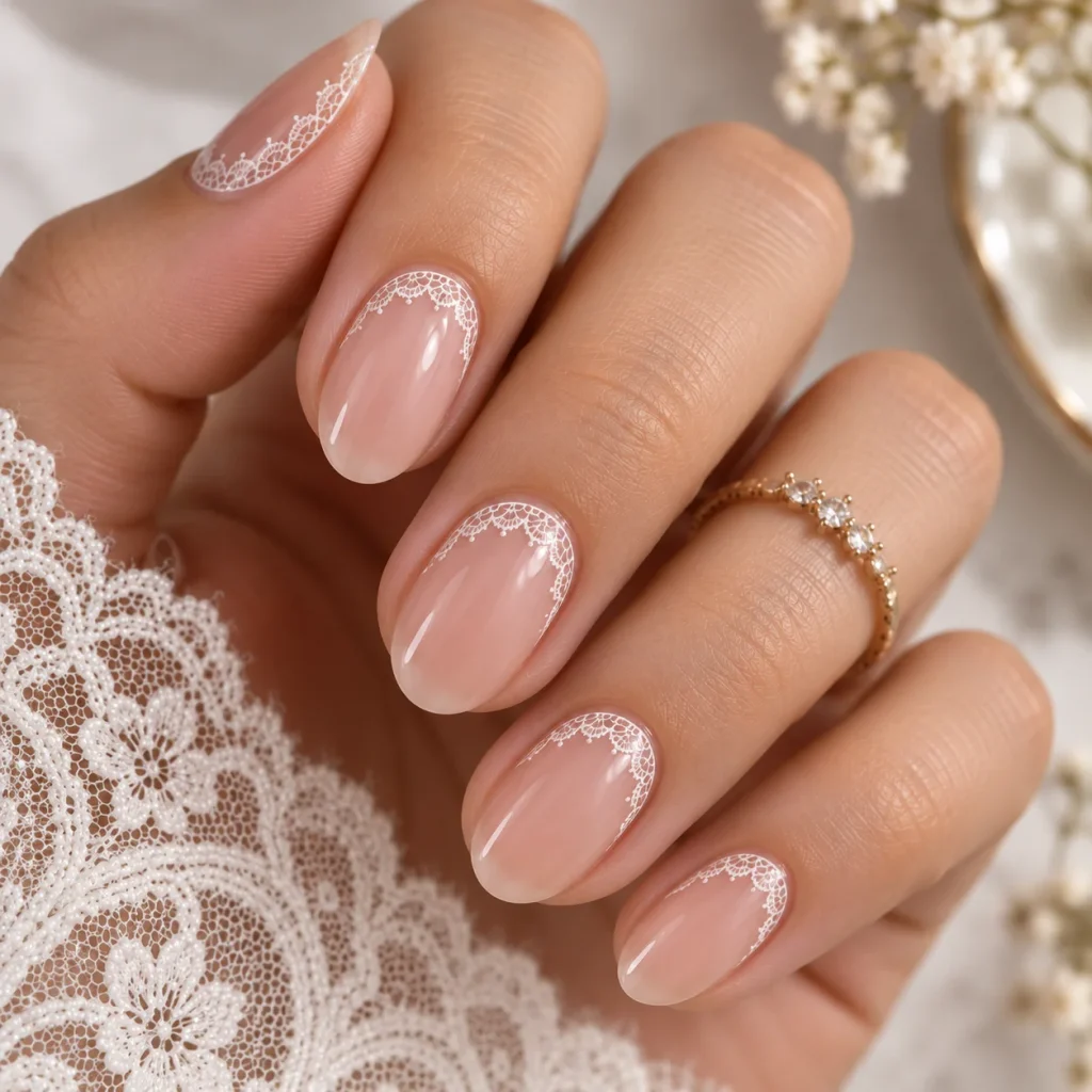 . Minimalist Lace Accent