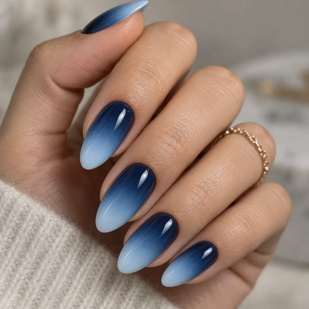  Navy to Baby Blue Ombre 
