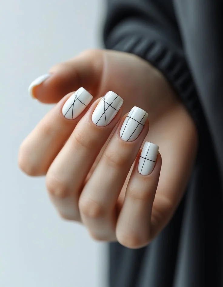 Negative Space Manicure