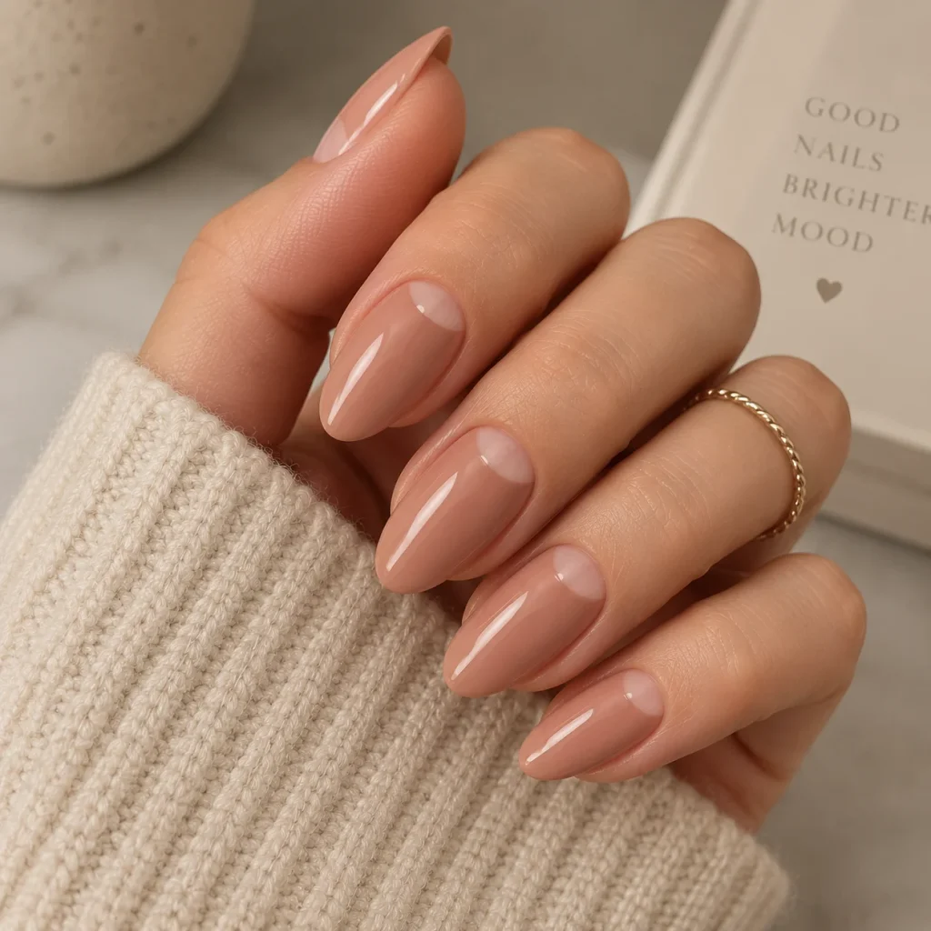 Negative Space Office Nails