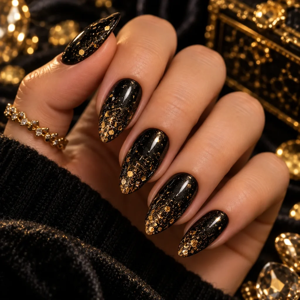 Niffler Black and Gold Sparkle