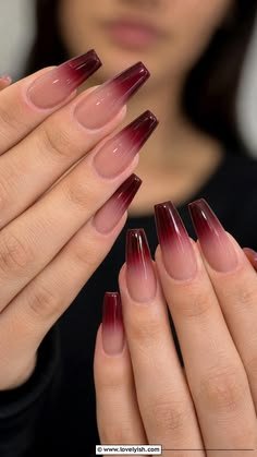 Ombre Baddie Nails