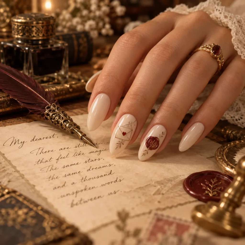 Owl Post Envelope Nails