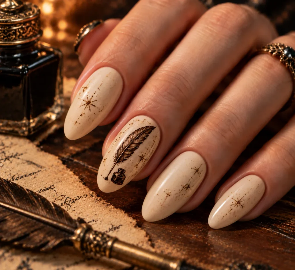 Parchment and Ink Quill