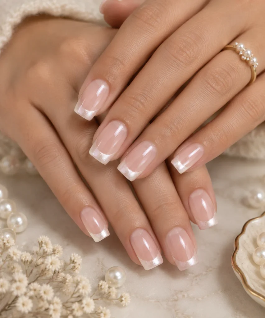 Pearl French Tips