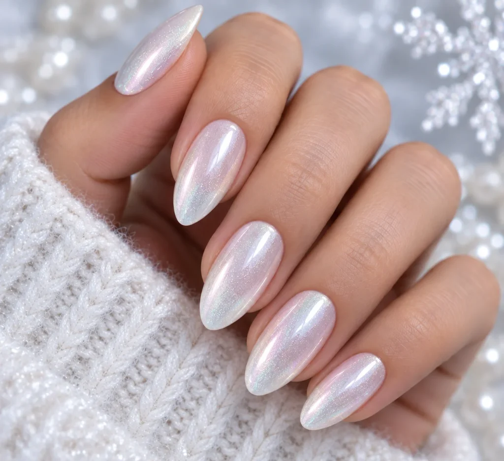 Pearl Frost Nails