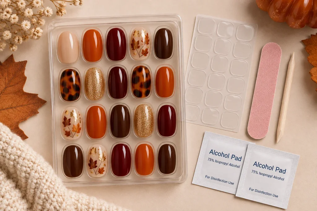 Press-On Thanksgiving Nails