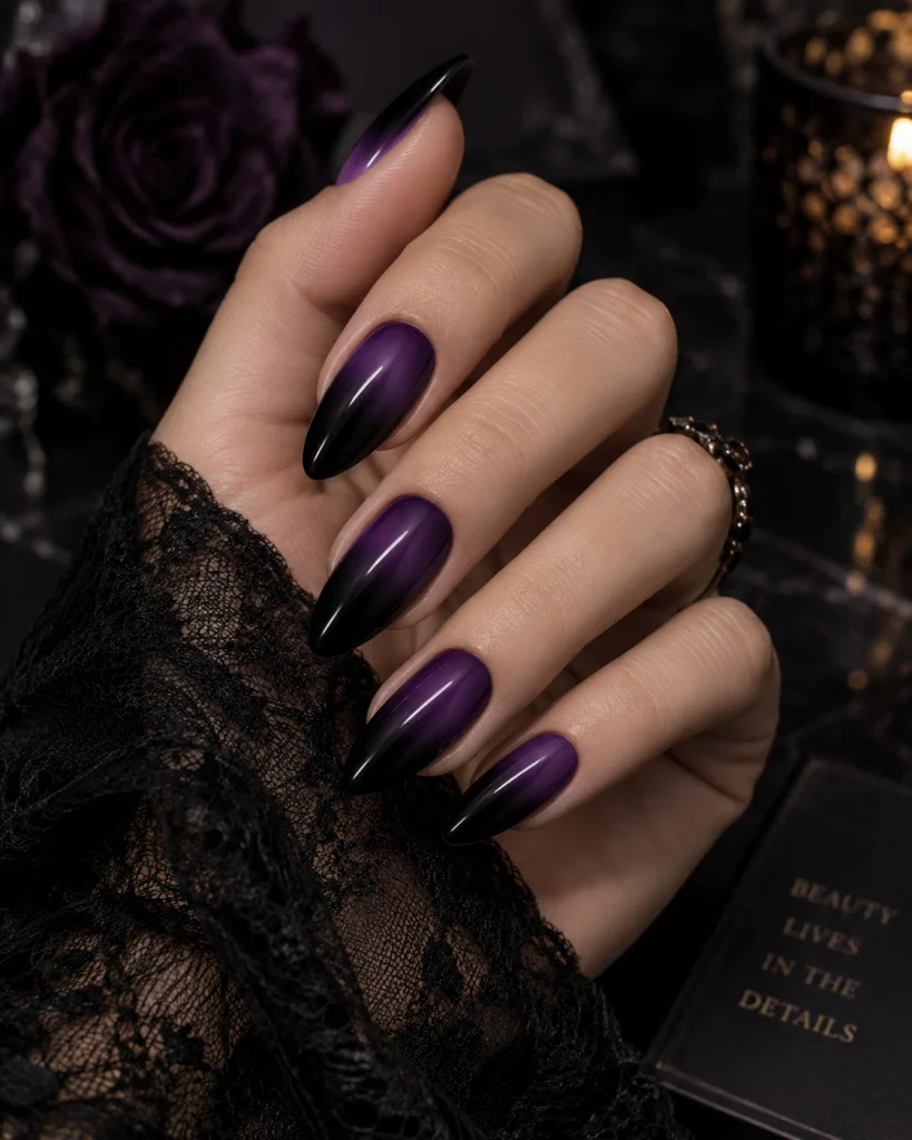 Purple and Black Ombre