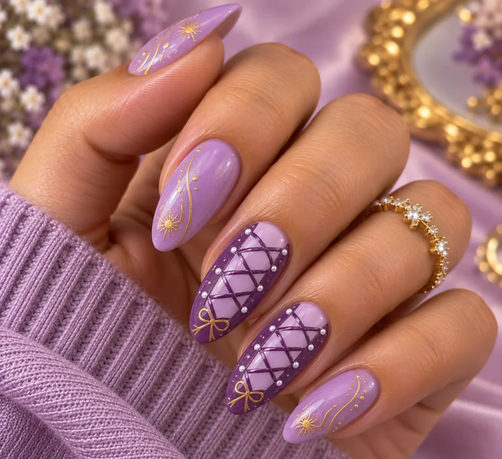 Rapunzel Corset Nails