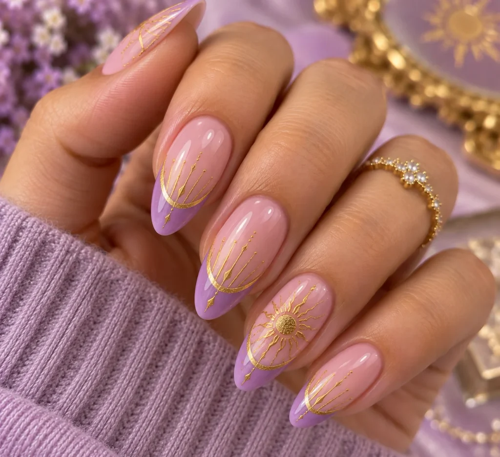 Rapunzel Sun French Tips