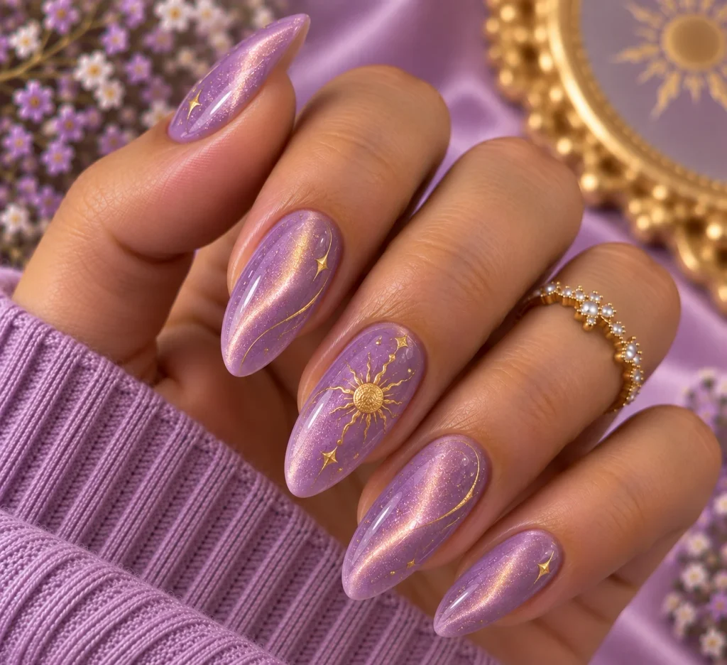 Rapunzel Velvet Nails
