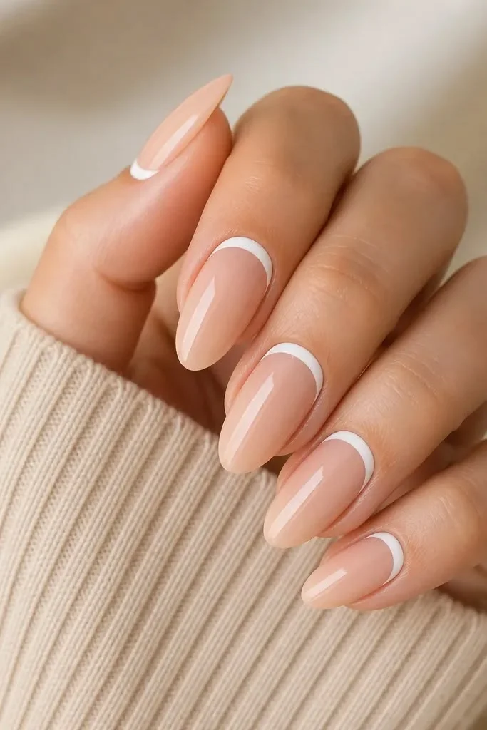 Reverse French Manicure