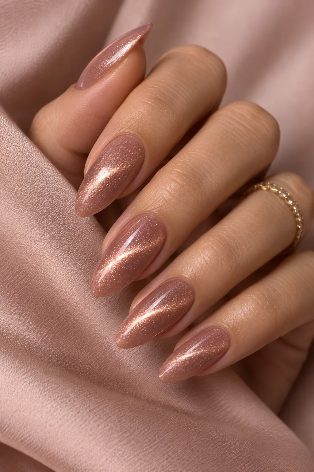 Rose Gold Cat Eye