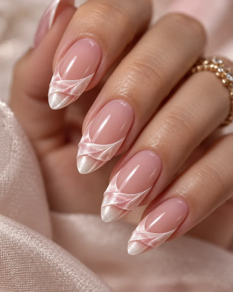 Satin Ribbon French Tips