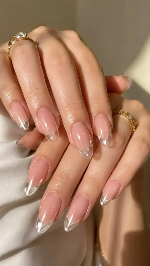 Sheer Glass Nails