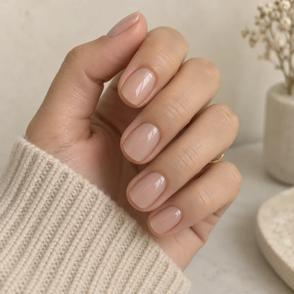 Short Nude Nails