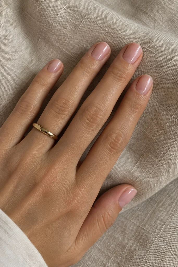 Short Squoval Soap Nails