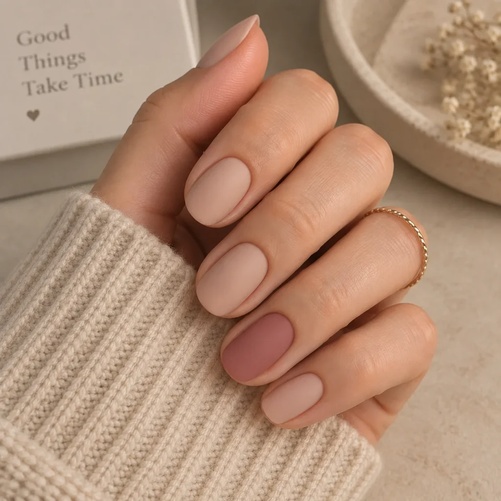 Single Accent Nail in Color