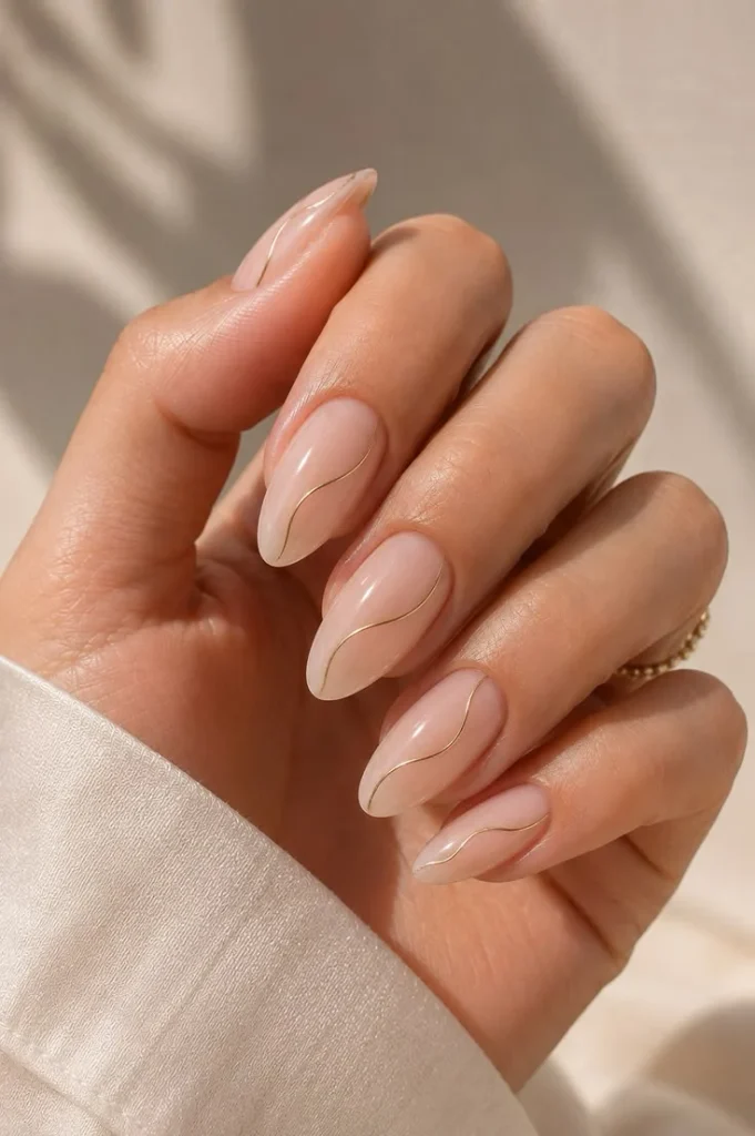 Single Line Accent Nail