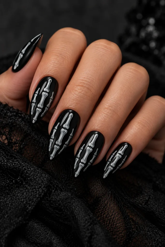 Skeleton Hand Nails