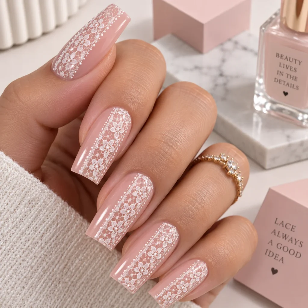  Square Shape Lace Design