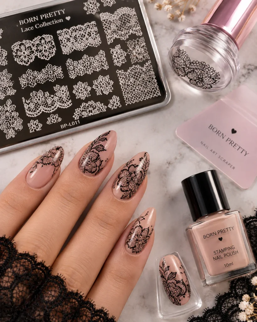  Stamped Lace Design