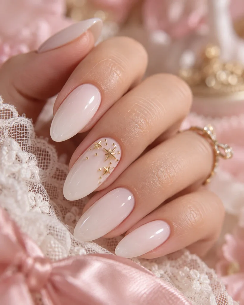 Star Charm Accent Nails