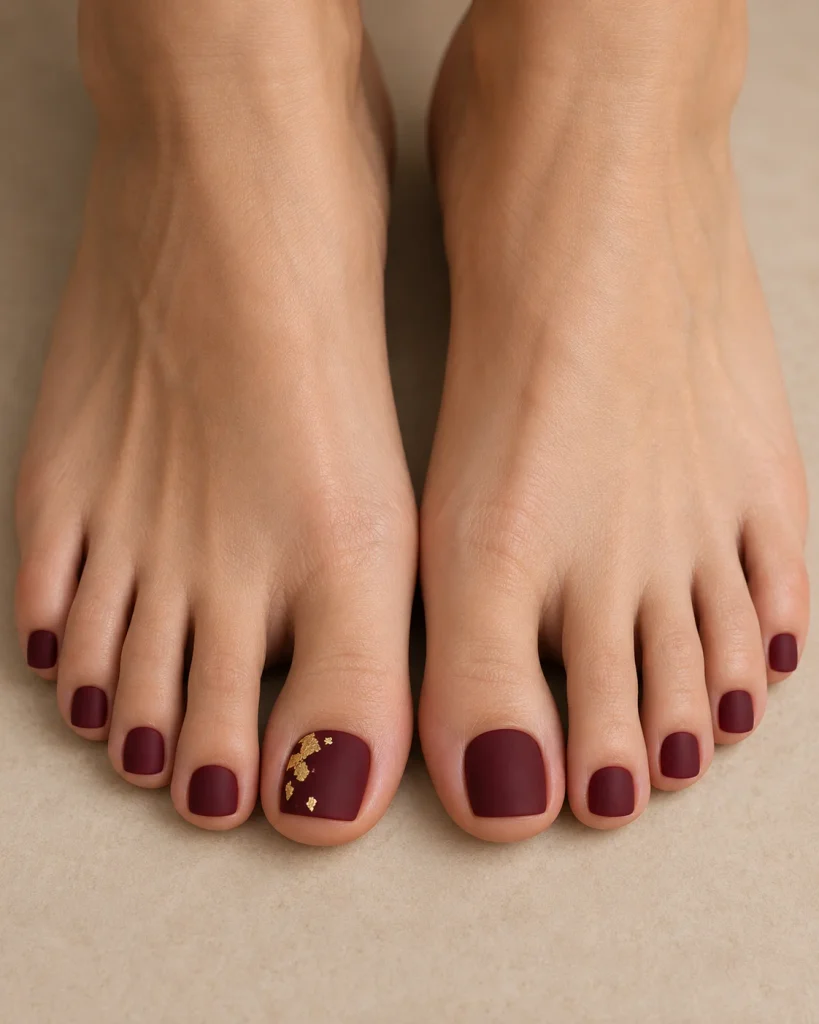 Subtle Gold Leaf Accent
