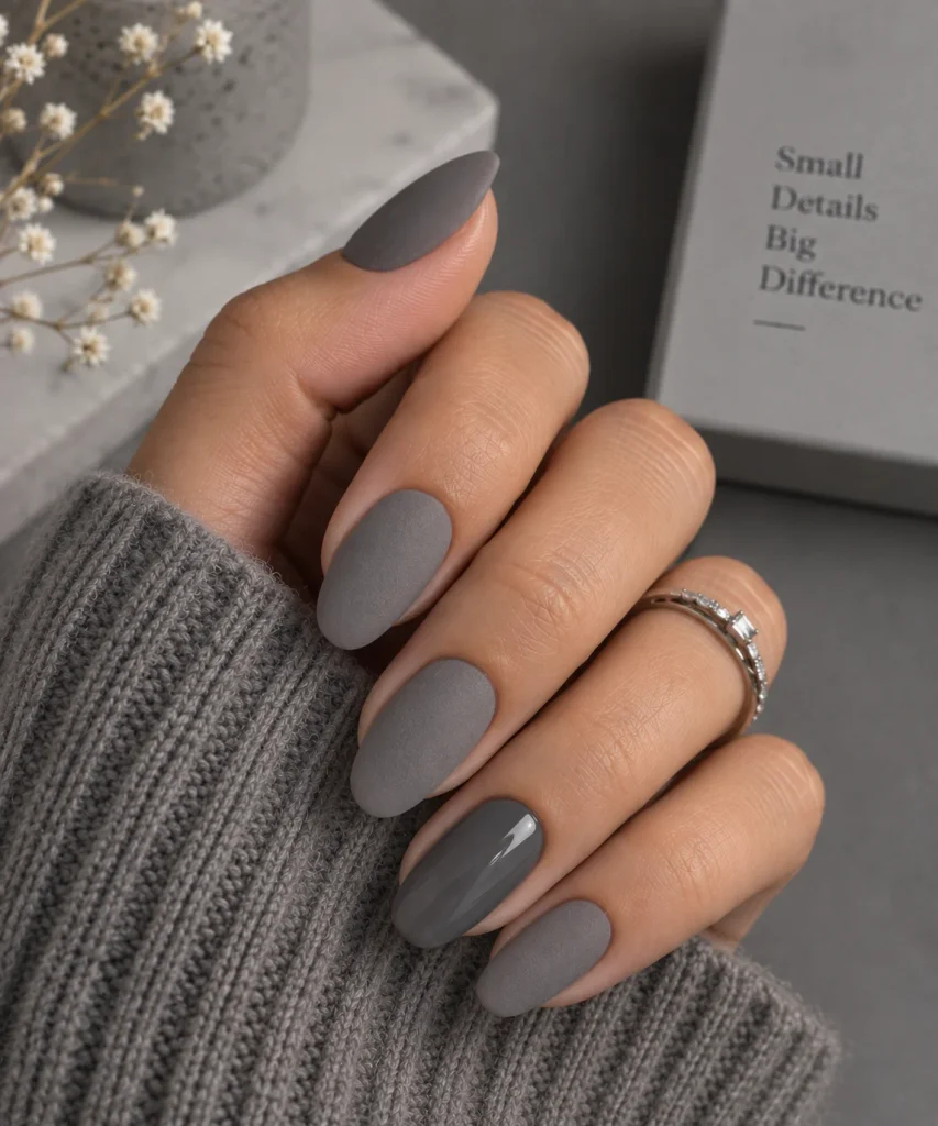 Sueded Gray