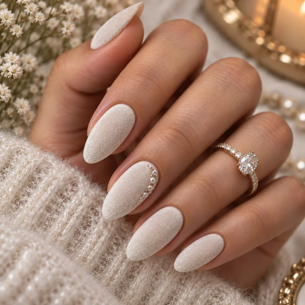 Textured Velvet Nails