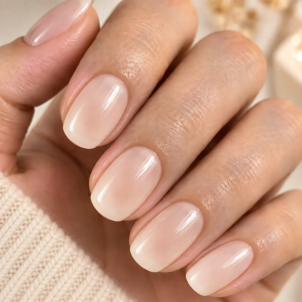 Translucent Ivory Soap Nails