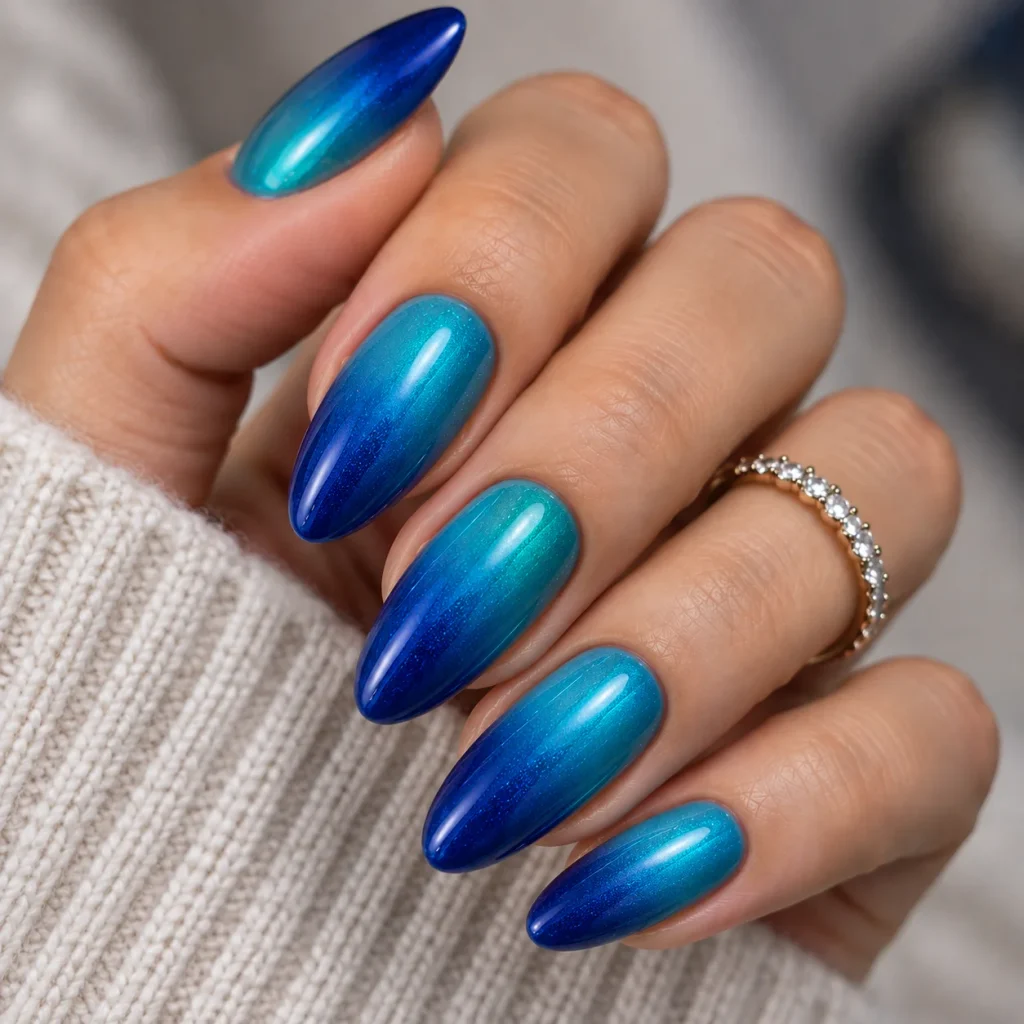  Two-Tone Blue Ombre 