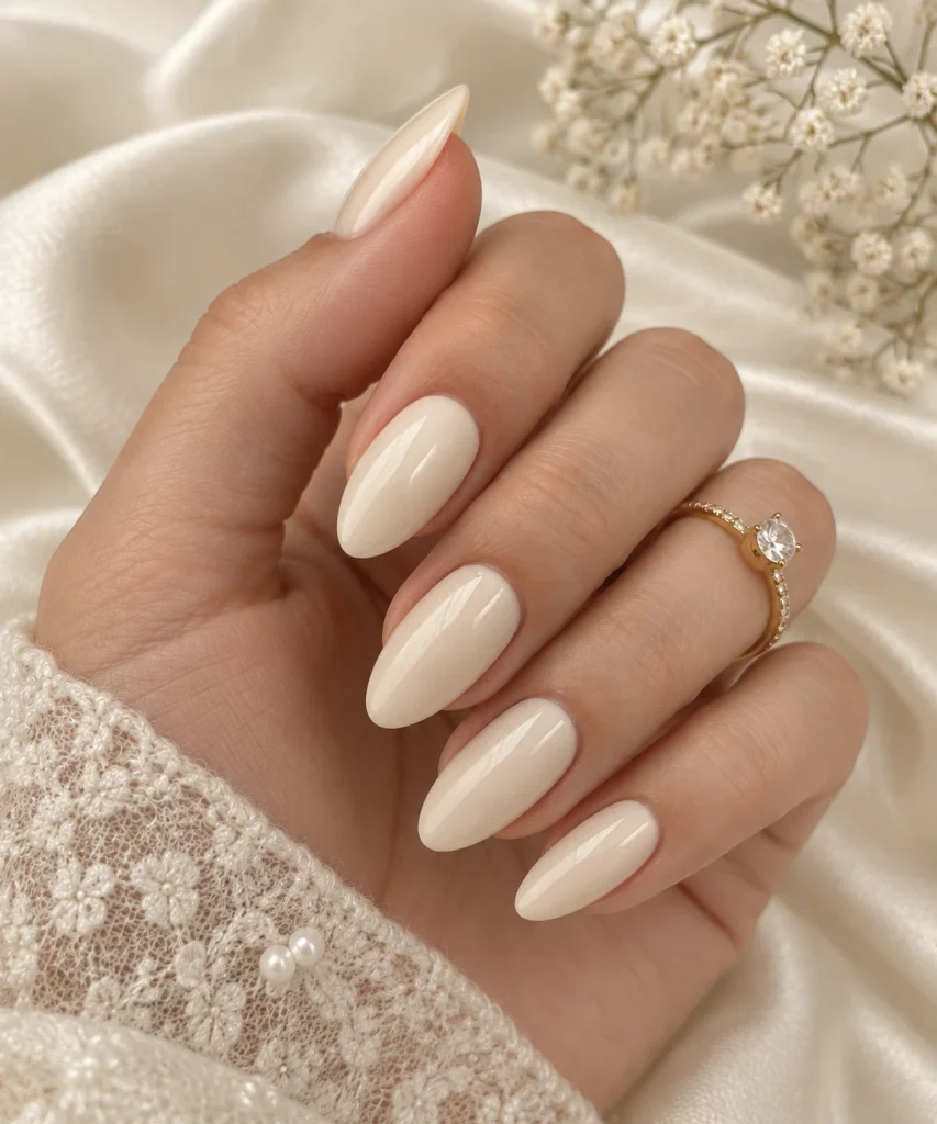 Vanilla Almond Nails