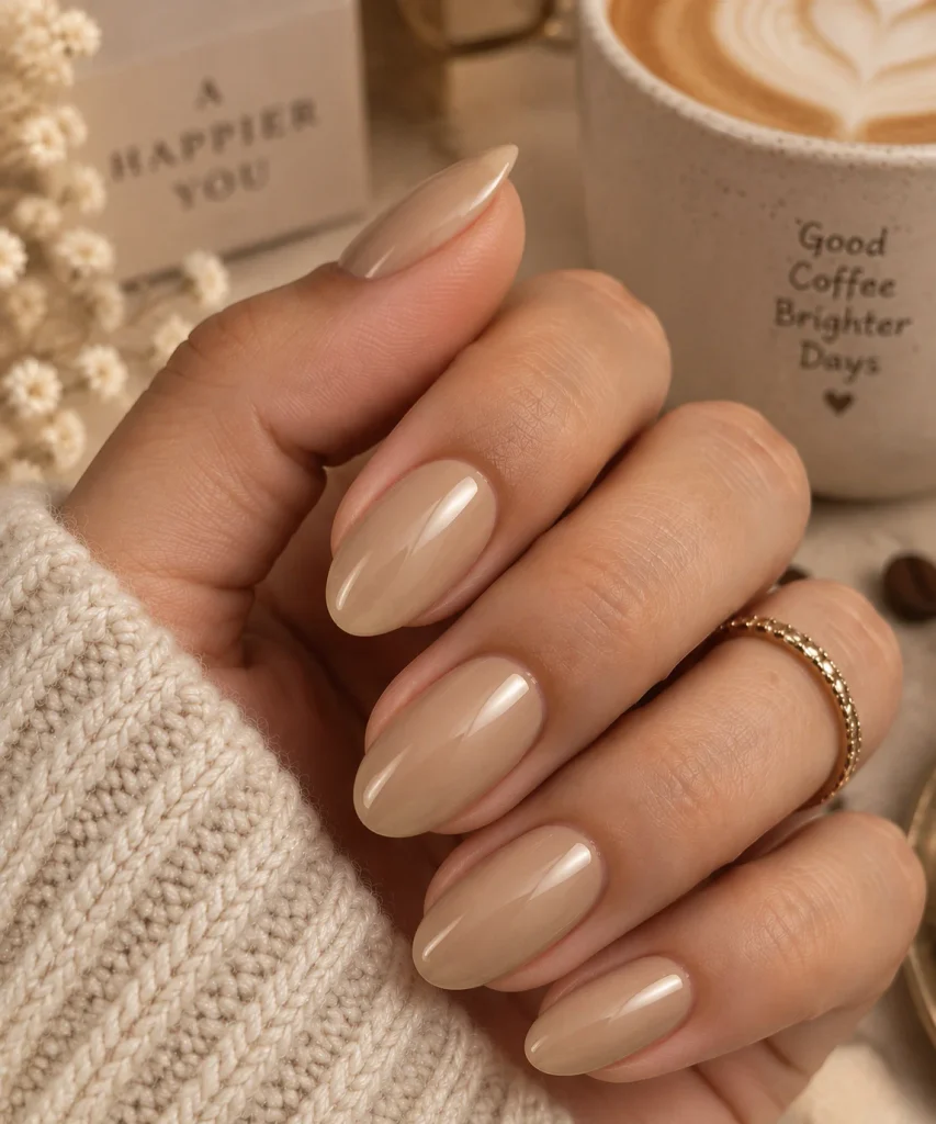 Vanilla Latte Nails