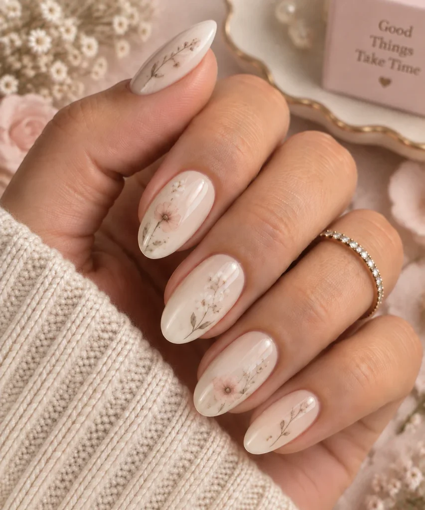Vanilla With Delicate Florals
