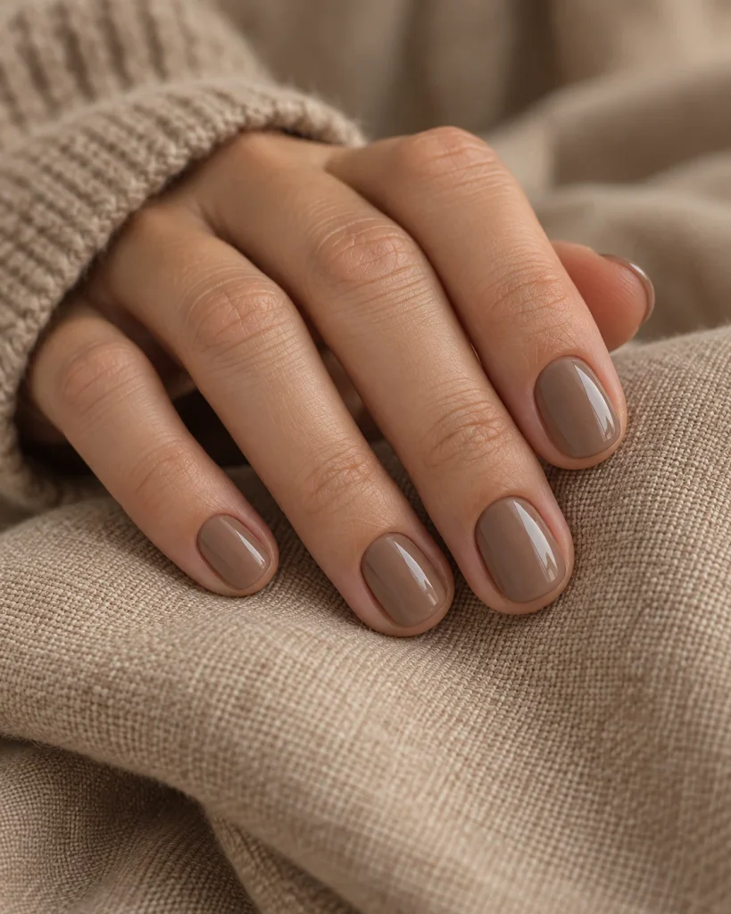 Warm Taupe Nails