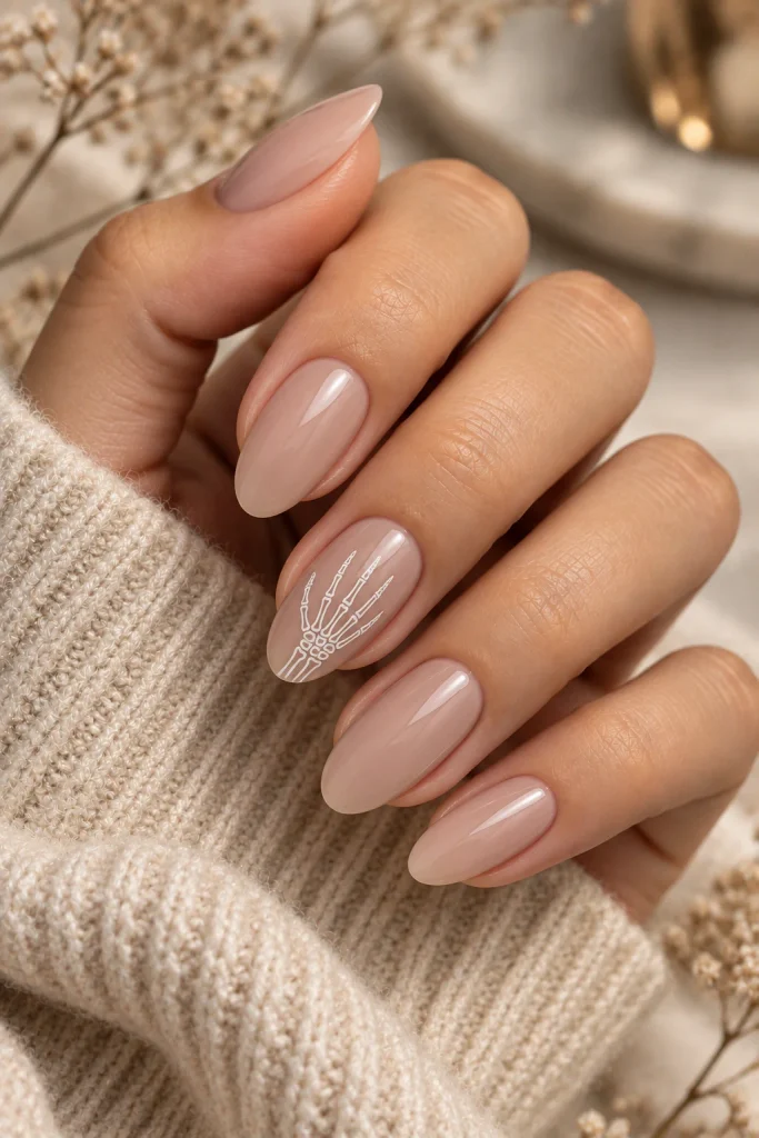 Bone White Skeleton Hand Accent