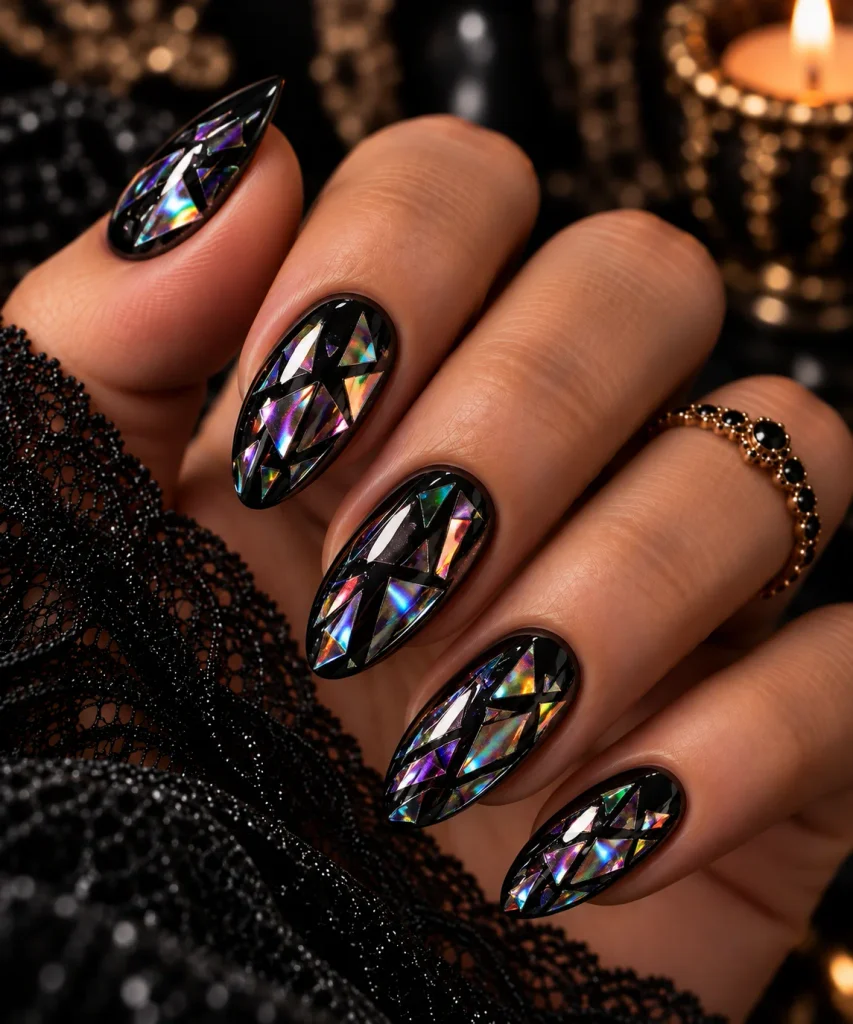 Cracked Glass Holographic