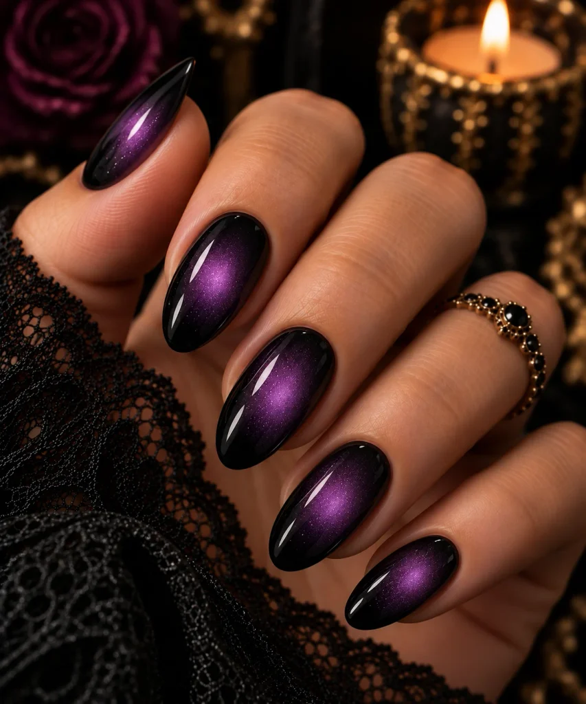 Purple Aura Nails