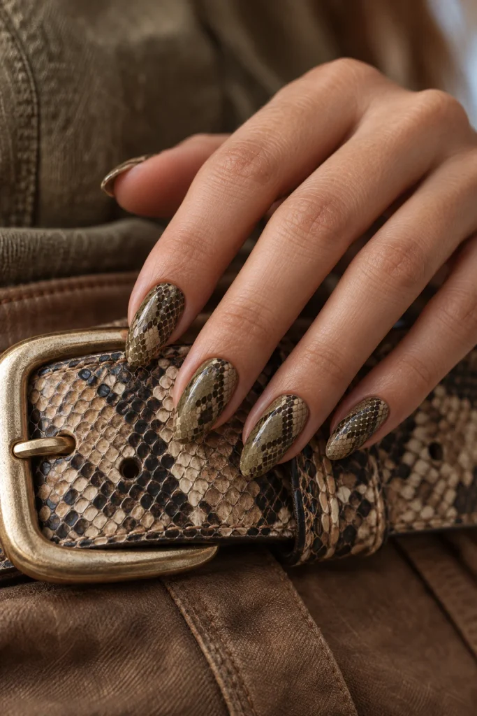 Snakeskin Nails