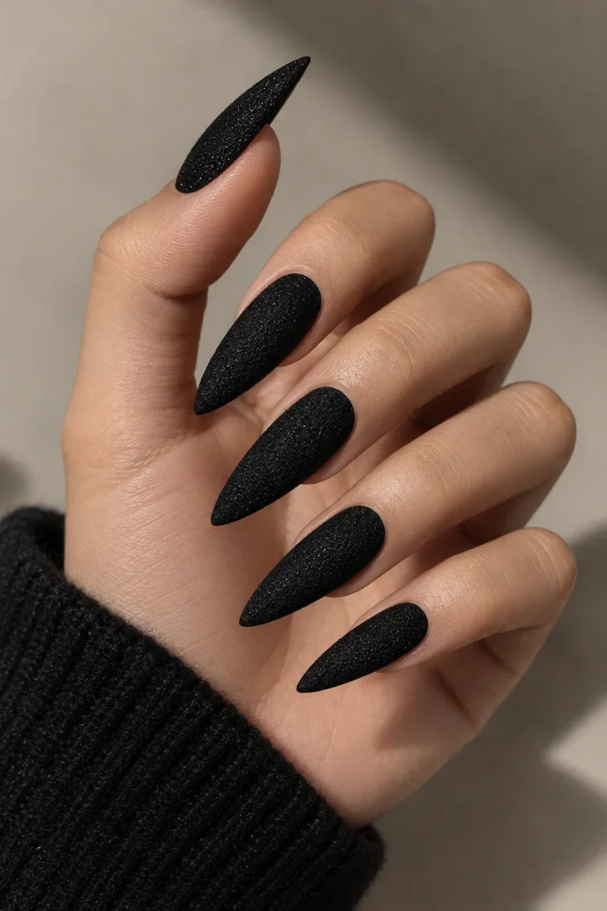 Sugar Texture Matte Black
